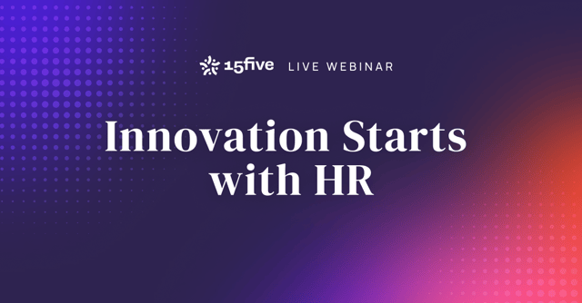 Innovation Starts with HR - Title Only