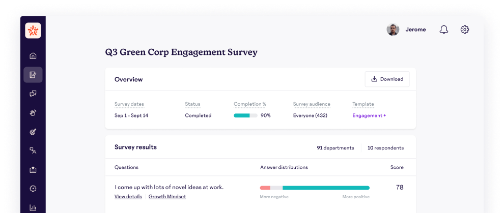 Engagement Survey Dashboard