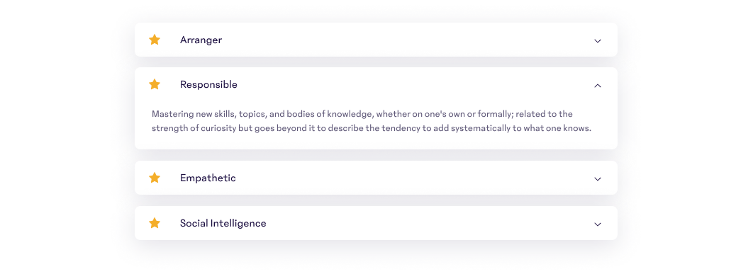Strengths List